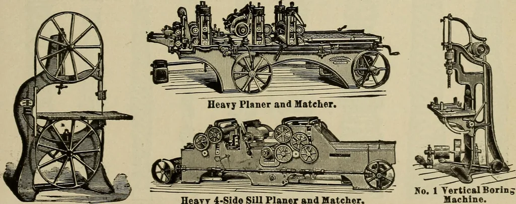 An illustration from The mechanical index, 1904. A complete index to the names and addresses of all manufacturers in the United States of mechanical appliances, machinery and tools operated by steam, electricity, water, hand or foot power, 1904, leaf 1020