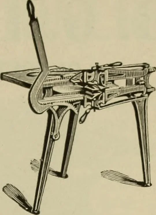 An illustration from The mechanical index, 1904. A complete index to the names and addresses of all manufacturers in the United States of mechanical appliances, machinery and tools operated by steam, electricity, water, hand or foot power, 1904, leaf 1026