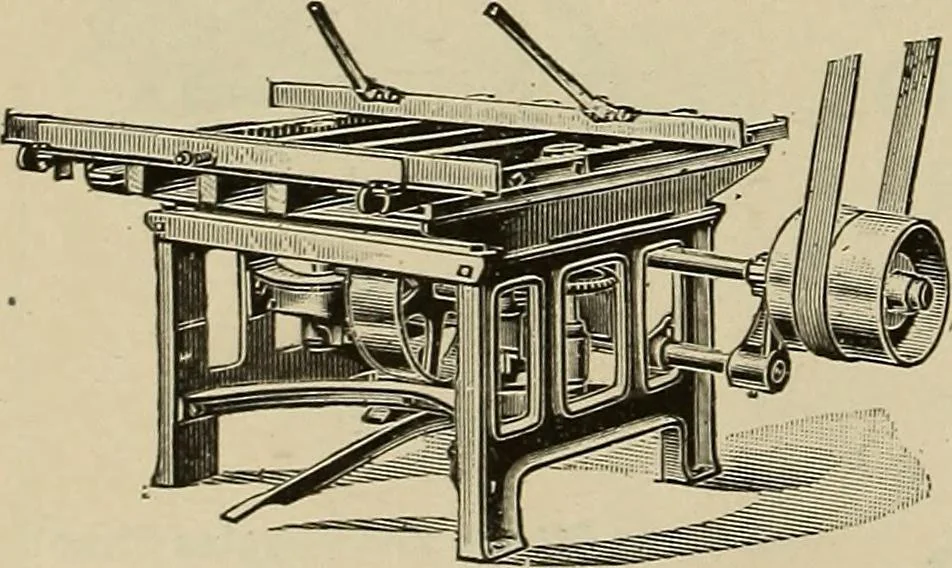 An illustration from The mechanical index, 1904. A complete index to the names and addresses of all manufacturers in the United States of mechanical appliances, machinery and tools operated by steam, electricity, water, hand or foot power, 1904, leaf 1027