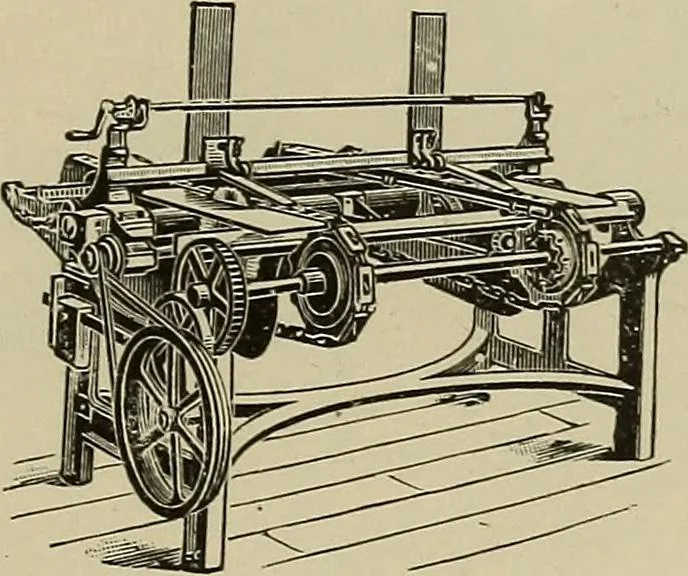 An illustration from The mechanical index, 1904. A complete index to the names and addresses of all manufacturers in the United States of mechanical appliances, machinery and tools operated by steam, electricity, water, hand or foot power, 1904, leaf 1028