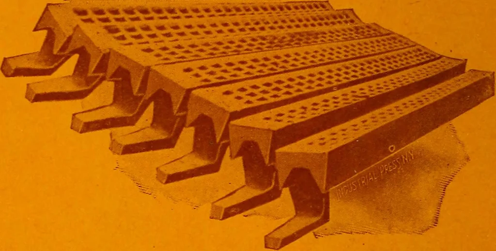 An illustration from The mechanical index, 1904. A complete index to the names and addresses of all manufacturers in the United States of mechanical appliances, machinery and tools operated by steam, electricity, water, hand or foot power, 1904, leaf 1035