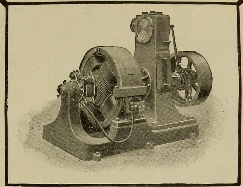 An illustration from The mechanical index, 1904. A complete index to the names and addresses of all manufacturers in the United States of mechanical appliances, machinery and tools operated by steam, electricity, water, hand or foot power, 1904, leaf 1040