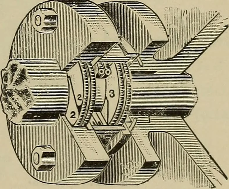 An illustration from The mechanical index, 1904. A complete index to the names and addresses of all manufacturers in the United States of mechanical appliances, machinery and tools operated by steam, electricity, water, hand or foot power, 1904, leaf 1040