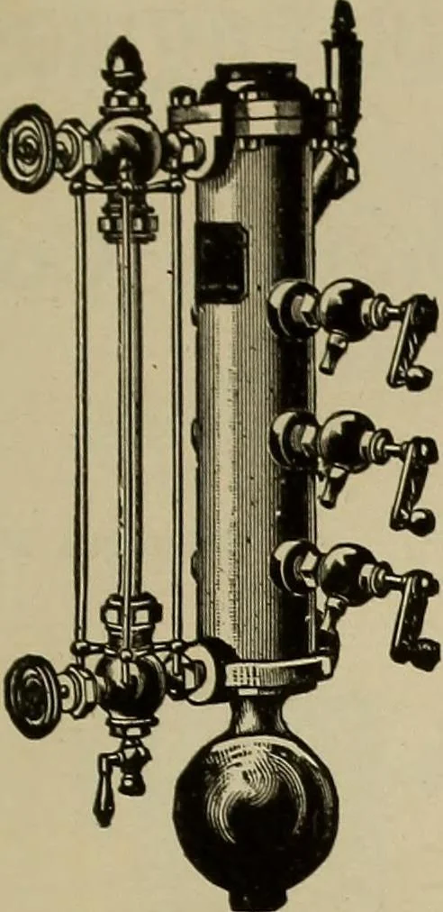 An illustration from The mechanical index, 1904. A complete index to the names and addresses of all manufacturers in the United States of mechanical appliances, machinery and tools operated by steam, electricity, water, hand or foot power, 1904, leaf 1050