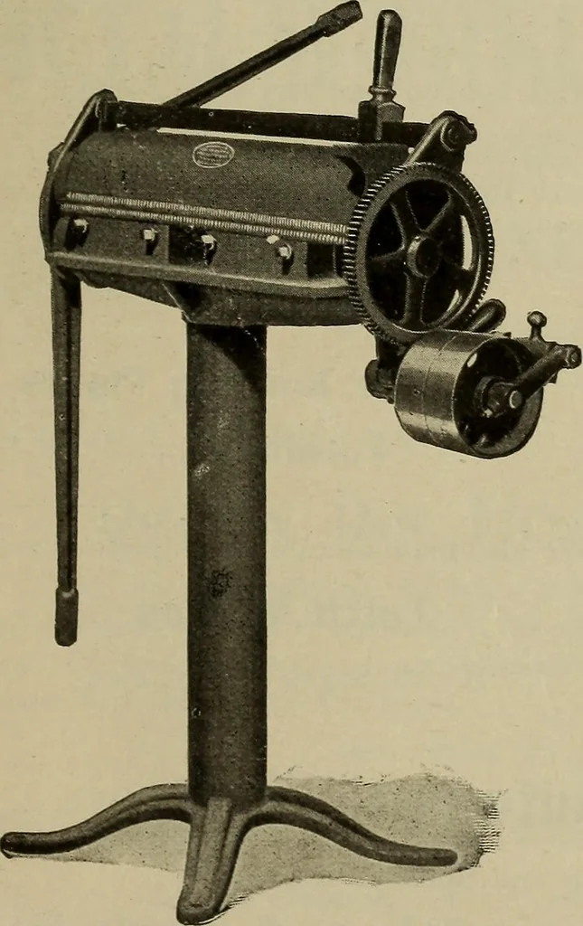 An illustration from The mechanical index, 1904. A complete index to the names and addresses of all manufacturers in the United States of mechanical appliances, machinery and tools operated by steam, electricity, water, hand or foot power, 1904, leaf 1056