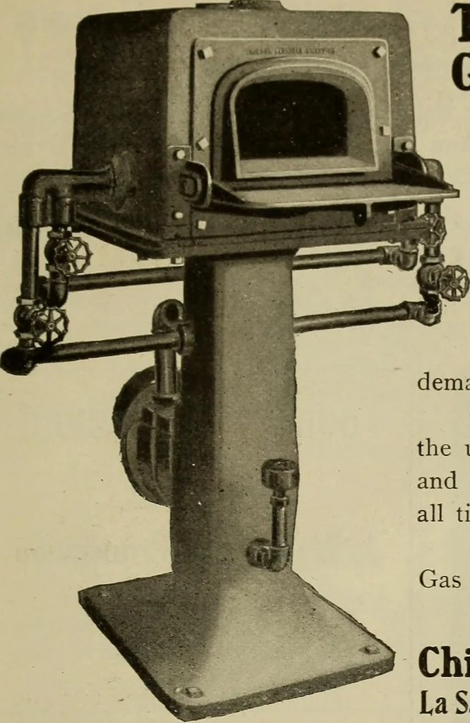 An illustration from The mechanical index, 1904. A complete index to the names and addresses of all manufacturers in the United States of mechanical appliances, machinery and tools operated by steam, electricity, water, hand or foot power, 1904, leaf 1058
