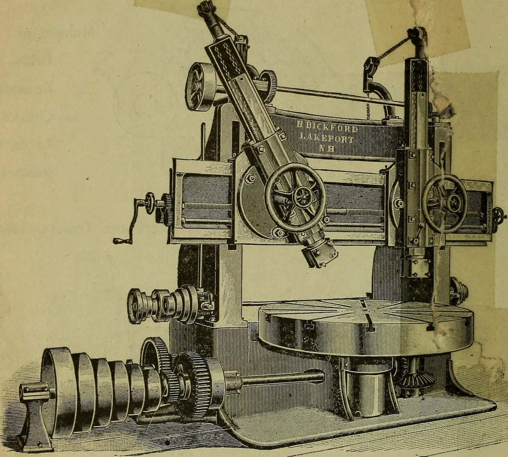 An illustration from The mechanical index, 1904. A complete index to the names and addresses of all manufacturers in the United States of mechanical appliances, machinery and tools operated by steam, electricity, water, hand or foot power, 1904, leaf 11