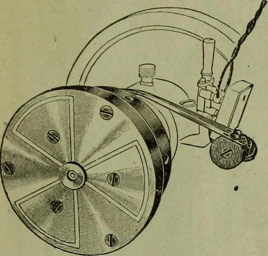 An illustration from The mechanical index, 1904. A complete index to the names and addresses of all manufacturers in the United States of mechanical appliances, machinery and tools operated by steam, electricity, water, hand or foot power, 1904, leaf 12