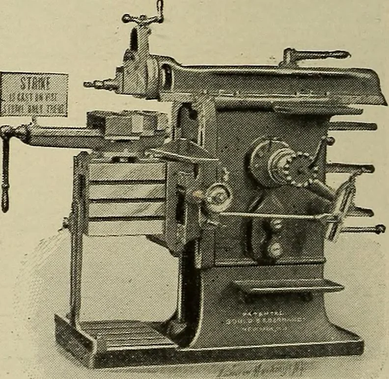An illustration from The mechanical index, 1904. A complete index to the names and addresses of all manufacturers in the United States of mechanical appliances, machinery and tools operated by steam, electricity, water, hand or foot power, 1904, leaf 957
