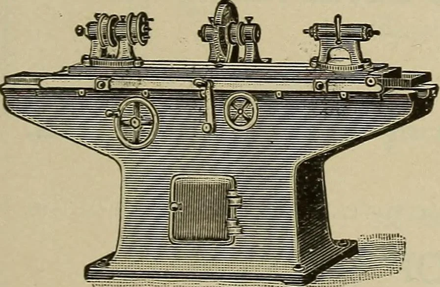 An illustration from The mechanical index, 1904. A complete index to the names and addresses of all manufacturers in the United States of mechanical appliances, machinery and tools operated by steam, electricity, water, hand or foot power, 1904, leaf 968