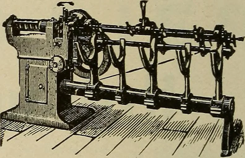 An illustration from The mechanical index, 1904. A complete index to the names and addresses of all manufacturers in the United States of mechanical appliances, machinery and tools operated by steam, electricity, water, hand or foot power, 1904, leaf 975