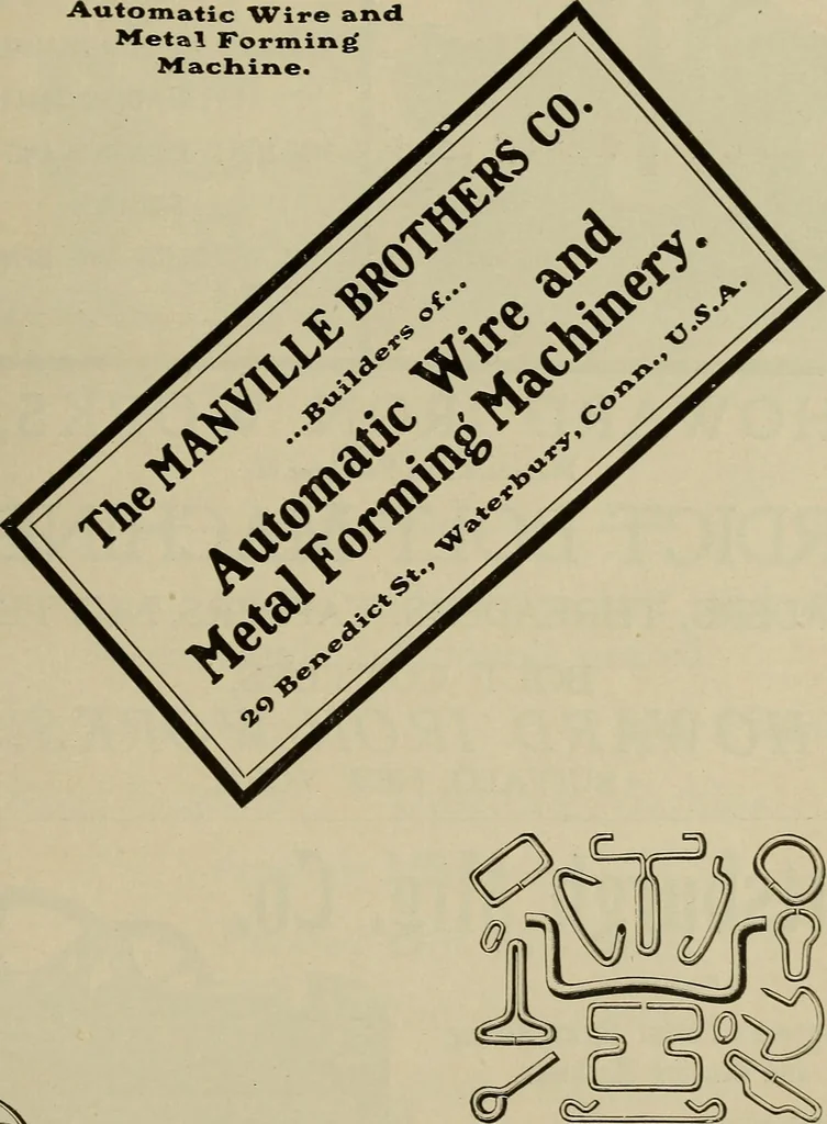 An illustration from The mechanical index, 1904. A complete index to the names and addresses of all manufacturers in the United States of mechanical appliances, machinery and tools operated by steam, electricity, water, hand or foot power, 1904, leaf 976