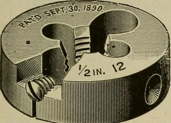 An illustration from The mechanical index, 1904. A complete index to the names and addresses of all manufacturers in the United States of mechanical appliances, machinery and tools operated by steam, electricity, water, hand or foot power, 1904, leaf 982