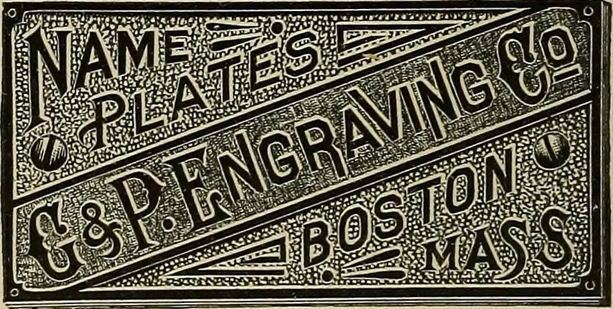 An illustration from The mechanical index, 1904. A complete index to the names and addresses of all manufacturers in the United States of mechanical appliances, machinery and tools operated by steam, electricity, water, hand or foot power, 1904, leaf 989
