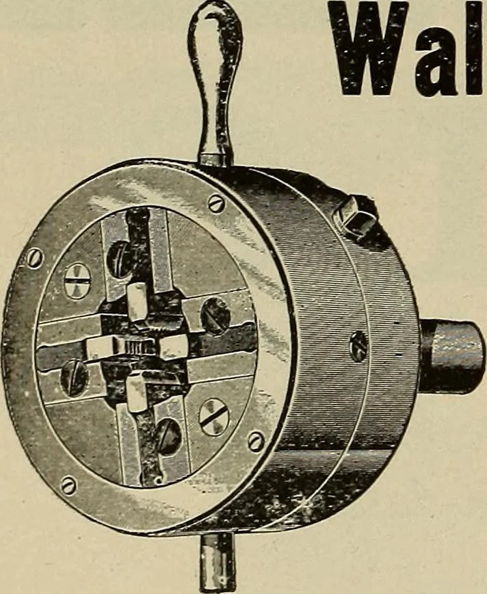 An illustration from The mechanical index, 1904. A complete index to the names and addresses of all manufacturers in the United States of mechanical appliances, machinery and tools operated by steam, electricity, water, hand or foot power, 1904, leaf 991