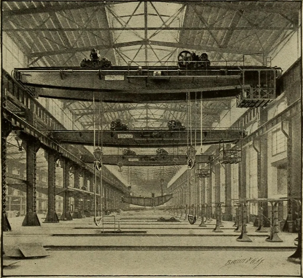 An illustration from The mechanical index, 1904. A complete index to the names and addresses of all manufacturers in the United States of mechanical appliances, machinery and tools operated by steam, electricity, water, hand or foot power, 1904, leaf 996