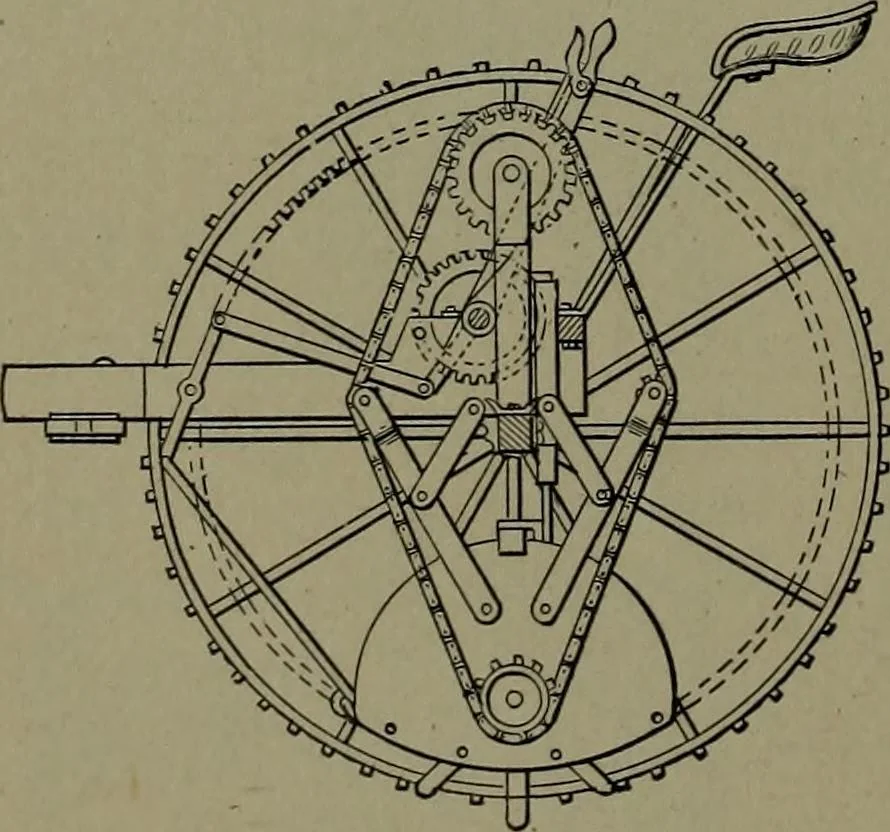 An illustration from Mechanical movements, powers and devices, 1911, leaf 141