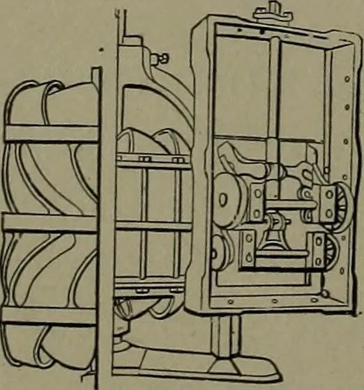 An illustration from Mechanical movements, powers and devices, 1911, leaf 147