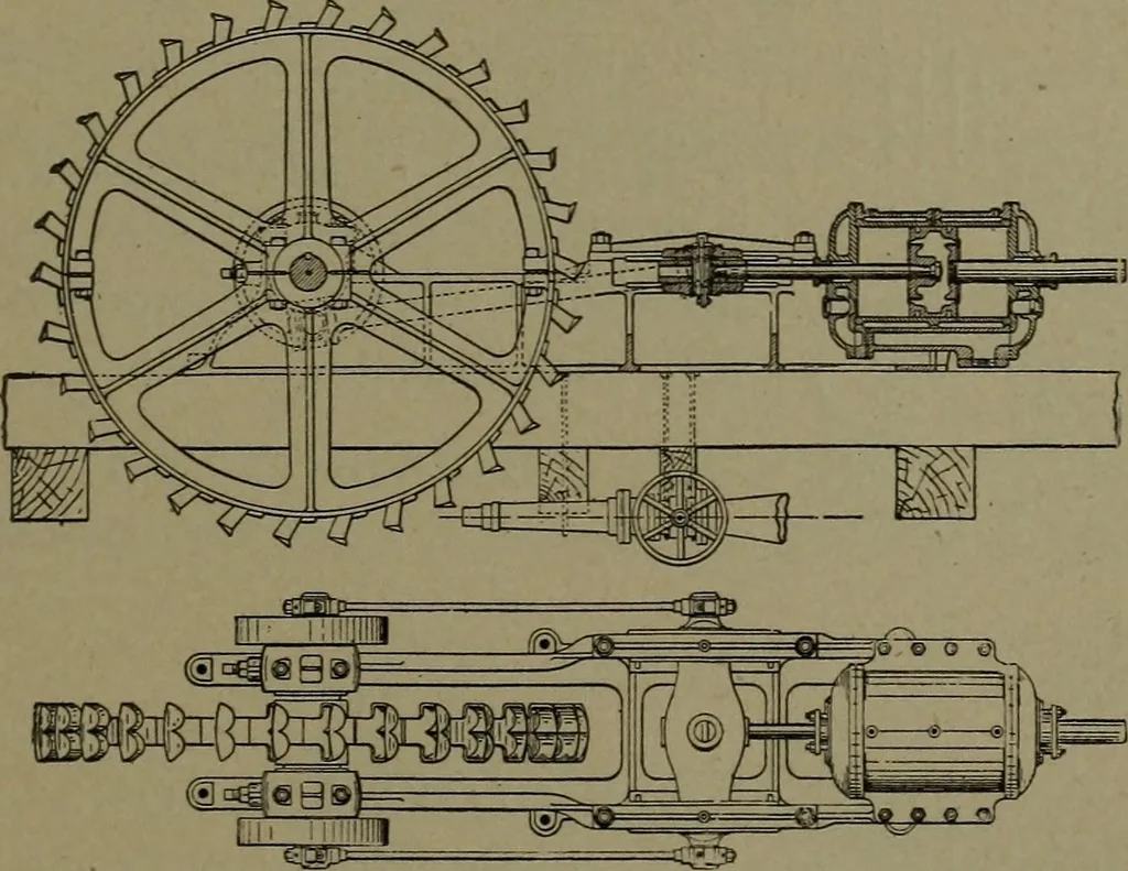 An illustration from Mechanical movements, powers and devices, 1911, leaf 182