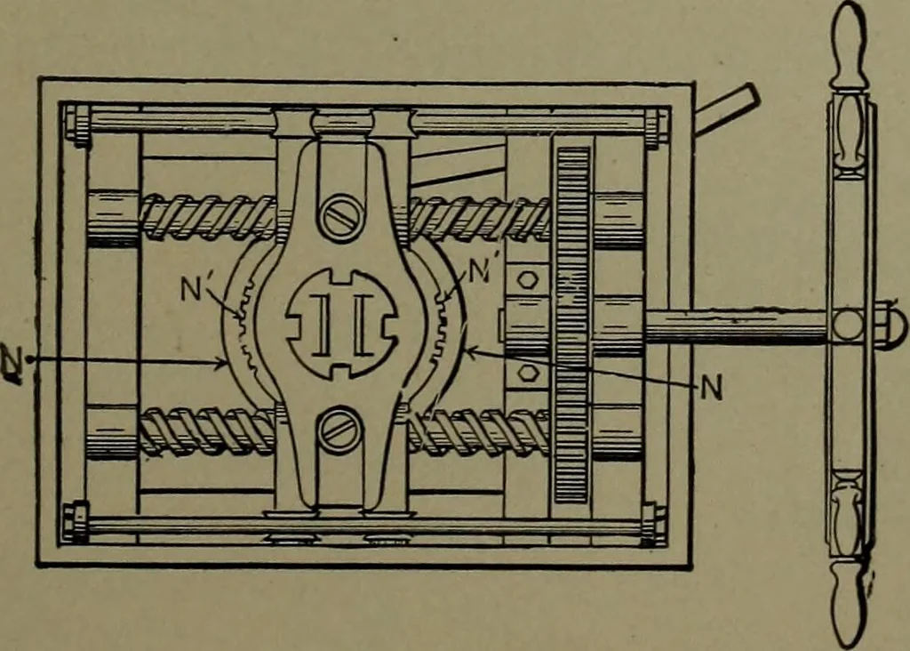 An illustration from Mechanical movements, powers and devices, 1911, leaf 238