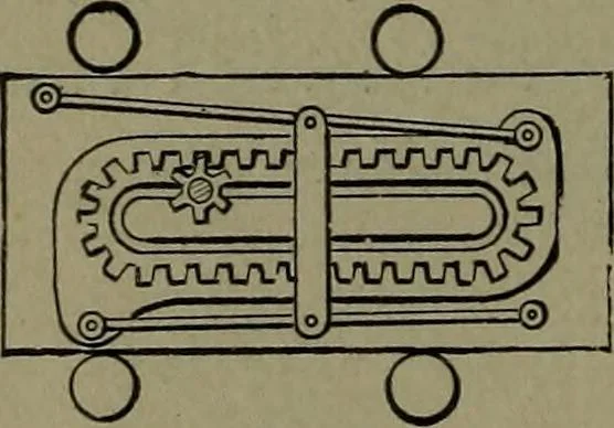 An illustration from Mechanical movements, powers and devices, 1911, leaf 243