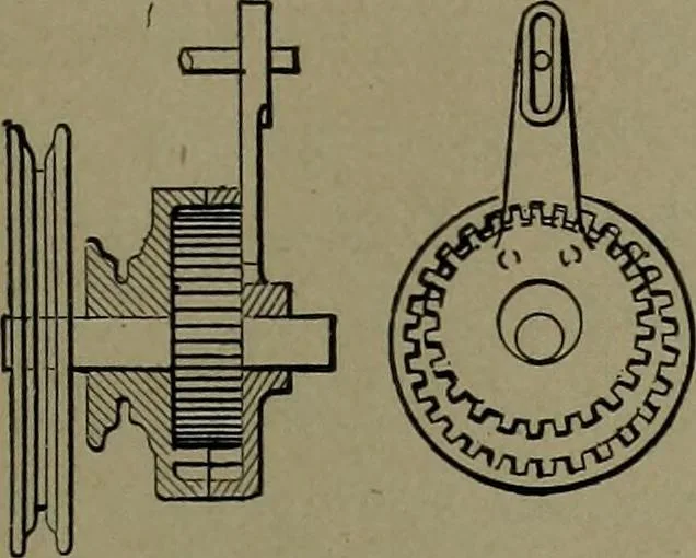 An illustration from Mechanical movements, powers and devices, 1911, leaf 250