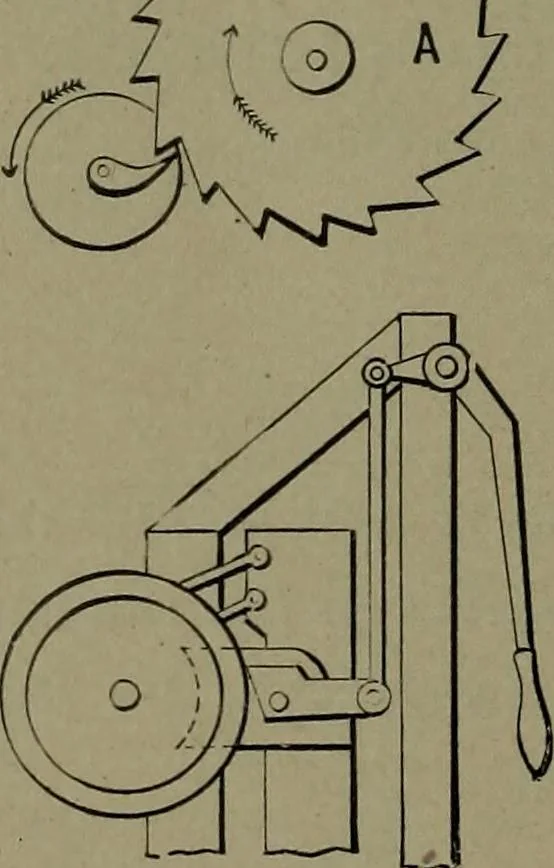 An illustration from Mechanical movements, powers and devices, 1911, leaf 267