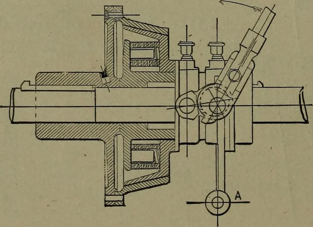 An illustration from Mechanical movements, powers and devices, 1911, leaf 333