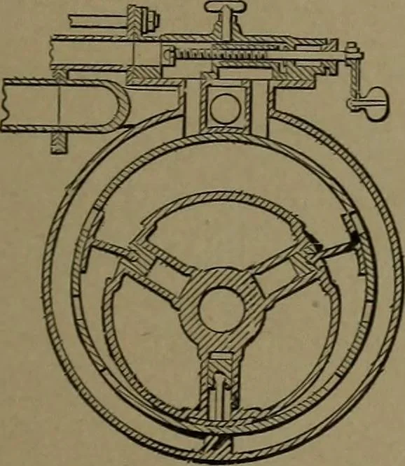 An illustration from Mechanical movements, powers and devices, 1907, leaf 104
