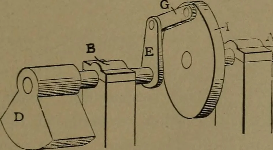 An illustration from Mechanical movements, powers and devices, 1907, leaf 108
