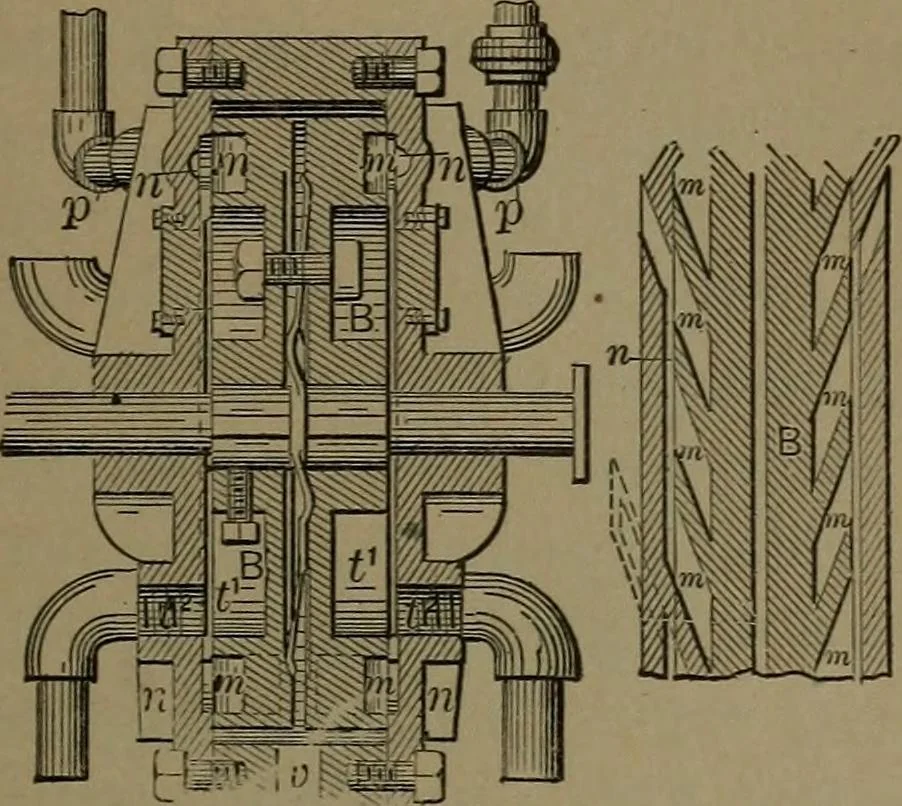 An illustration from Mechanical movements, powers and devices, 1907, leaf 110