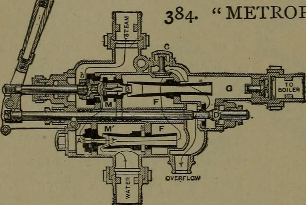 An illustration from Mechanical movements, powers and devices, 1907, leaf 117