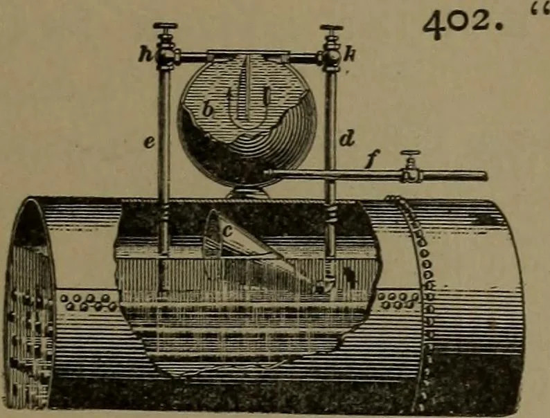 An illustration from Mechanical movements, powers and devices, 1907, leaf 122