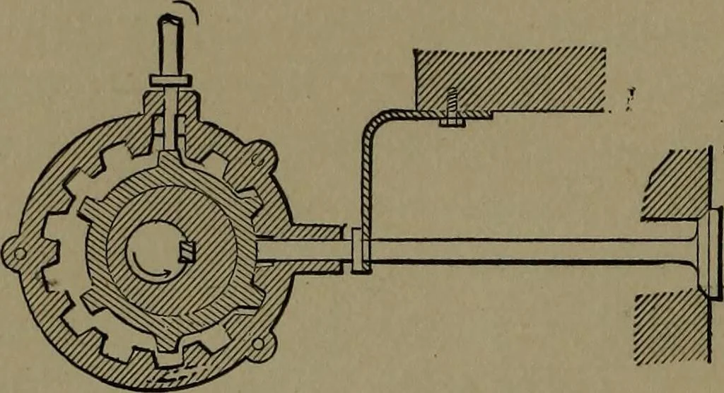 An illustration from Mechanical movements, powers and devices, 1907, leaf 133