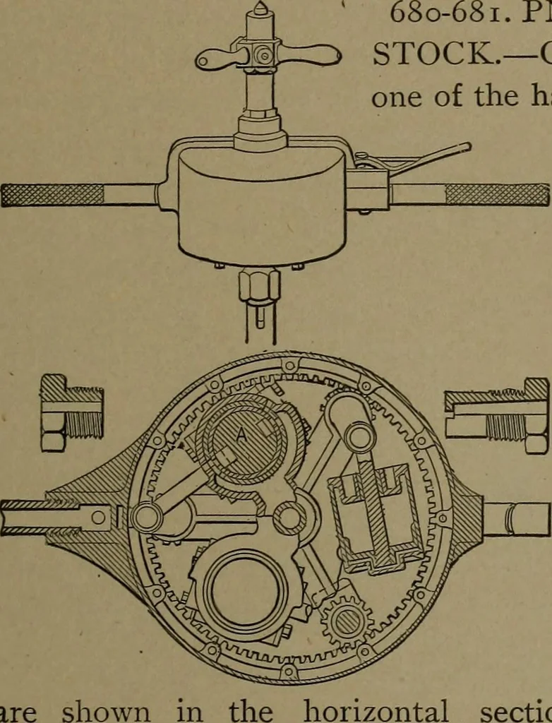 An illustration from Mechanical movements, powers and devices, 1907, leaf 194