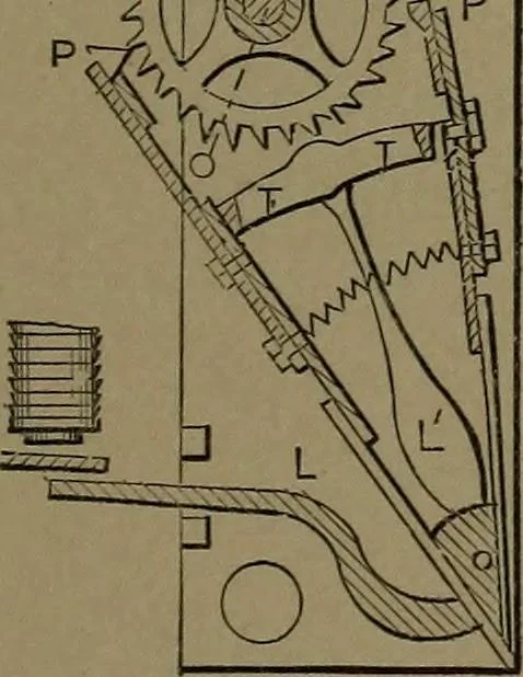 An illustration from Mechanical movements, powers and devices, 1907, leaf 214