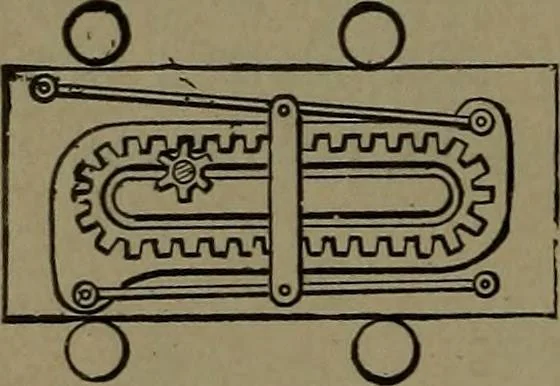 An illustration from Mechanical movements, powers and devices, 1907, leaf 243