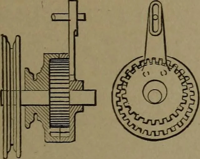 An illustration from Mechanical movements, powers and devices, 1907, leaf 250