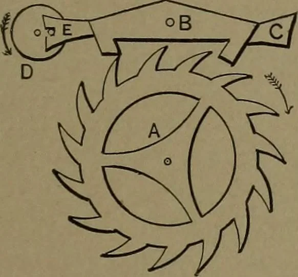An illustration from Mechanical movements, powers and devices, 1907, leaf 302