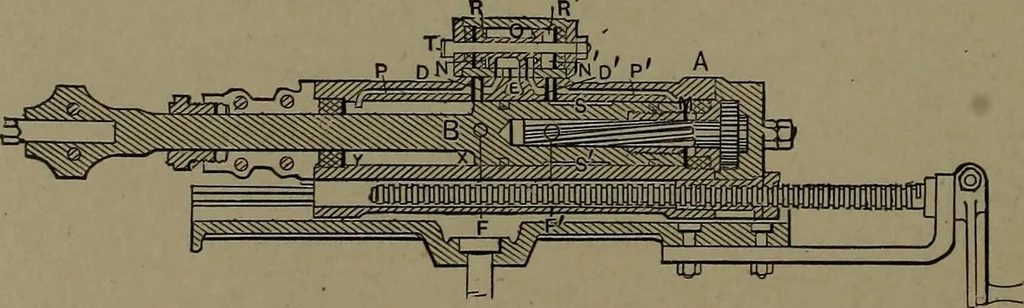 An illustration from Mechanical movements, powers and devices, 1907, leaf 309