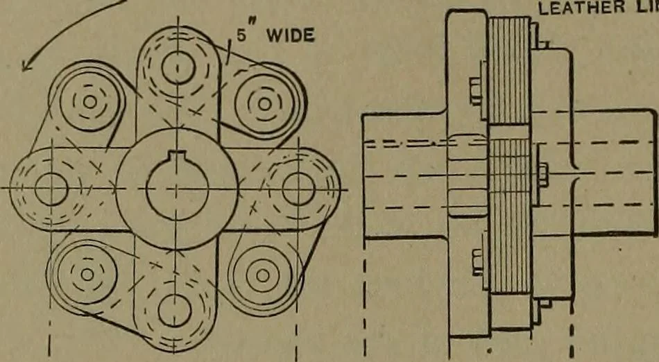 An illustration from Mechanical movements, powers and devices, 1907, leaf 329