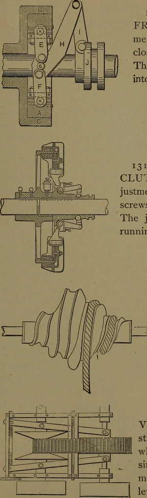 An illustration from Mechanical movements, powers and devices, 1907, leaf 334