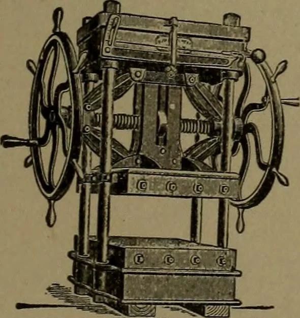 An illustration from Mechanical movements, powers and devices, 1907, leaf 354