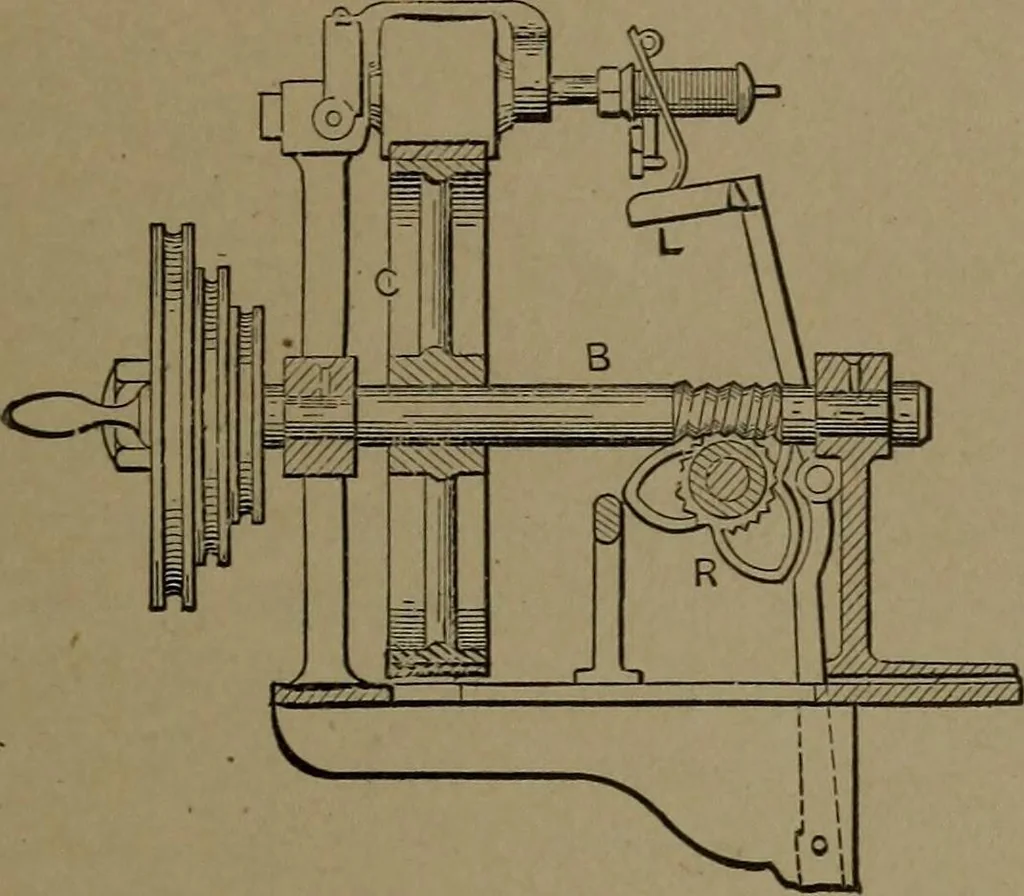 An illustration from Mechanical movements, powers and devices, 1907, leaf 358