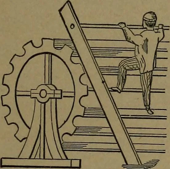 An illustration from Mechanical movements, powers and devices, 1907, leaf 382