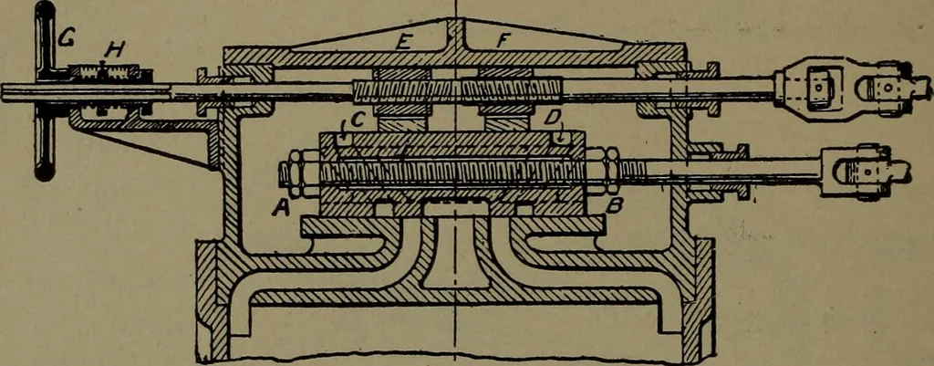 An illustration from Mechanical movements, powers and devices, 1907, leaf 83
