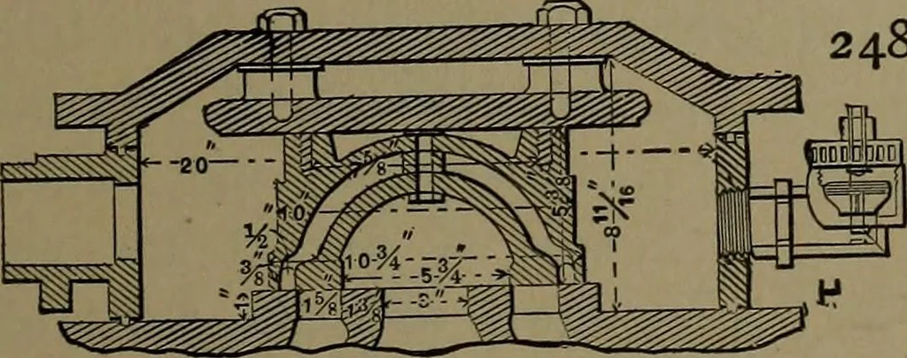 An illustration from Mechanical movements, powers and devices, 1907, leaf 84