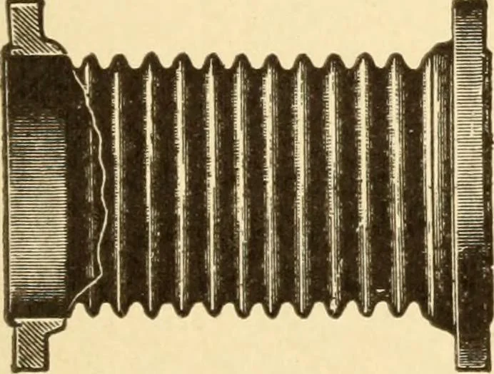 An illustration from Mechanical movements, powers and devices; a treatise describing mechanical movements and devices used in constructive and operative machinery and the mechanical arts, being practically a mechanical dictionary, commencing with a rudimentary description of the early known mechanical powers and detailing the various motions, appliances and inventions used in the mechanical arts to the present time, including a chapter on straight line movements, by Gardner D. Hiscox, 1914, leaf 124