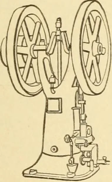 An illustration from Mechanical movements, powers and devices; a treatise describing mechanical movements and devices used in constructive and operative machinery and the mechanical arts, being practically a mechanical dictionary, commencing with a rudimentary description of the early known mechanical powers and detailing the various motions, appliances and inventions used in the mechanical arts to the present time, including a chapter on straight line movements, by Gardner D. Hiscox, 1914, leaf 130