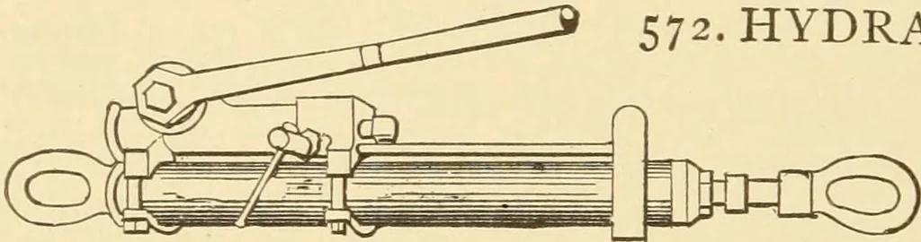 An illustration from Mechanical movements, powers and devices; a treatise describing mechanical movements and devices used in constructive and operative machinery and the mechanical arts, being practically a mechanical dictionary, commencing with a rudimentary description of the early known mechanical powers and detailing the various motions, appliances and inventions used in the mechanical arts to the present time, including a chapter on straight line movements, by Gardner D. Hiscox, 1914, leaf 165